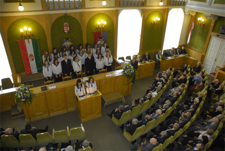 Az Ünnepi Közgyűlésen is nagy megtiszteltetés érte a kórház dolgozóit