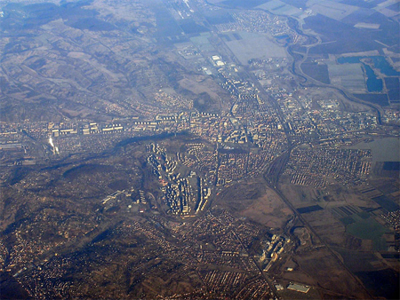 Miskolc madártávlatból