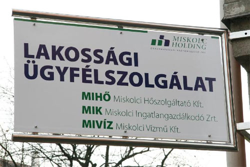 Miskolc Holding Lakossági ügyfélszolgálat