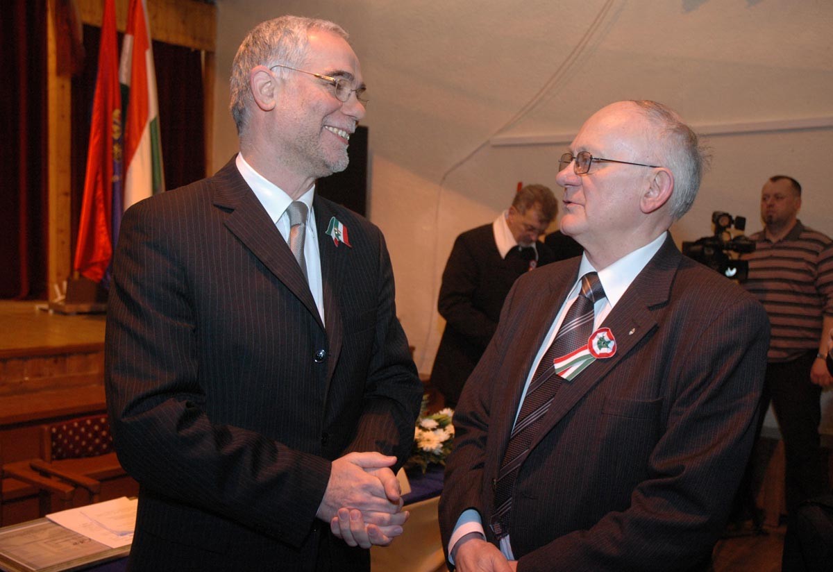 Dr. Sója Szabolcs, a Borsod-Abaúj-Zemplén megyei közgyűlés alelnöke és Balog Zoltán Dr. Sója Szabolcs, a Borsod-Abaúj-Zemplén megyei közgyűlés alelnöke és Balog Zoltán