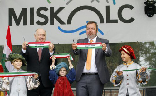 L. Simon László adta át Miskolc legújabb turisztikai látványosságát