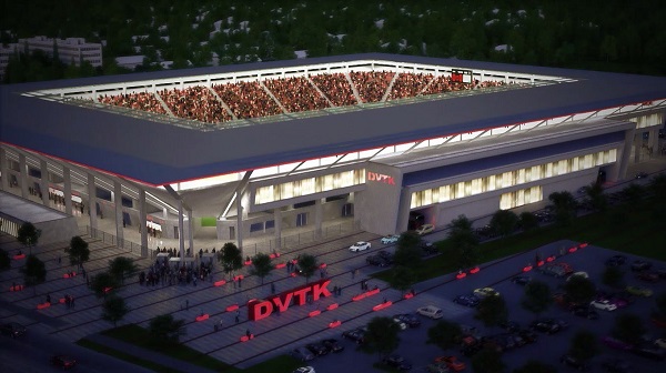 Az új diósgyőri stadion látványterve