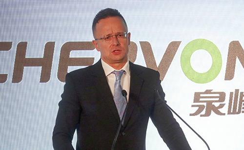 Letették a Chervon Auto beruházásának alapkövét Miskolcon