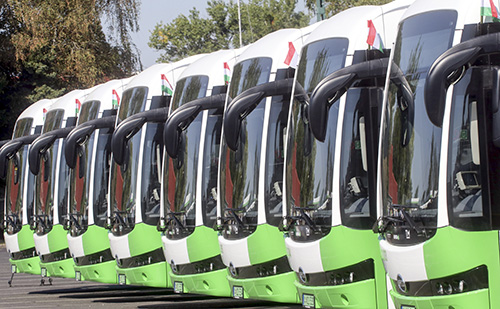 Miskolcon elektromos buszokat állítottak forgalomba